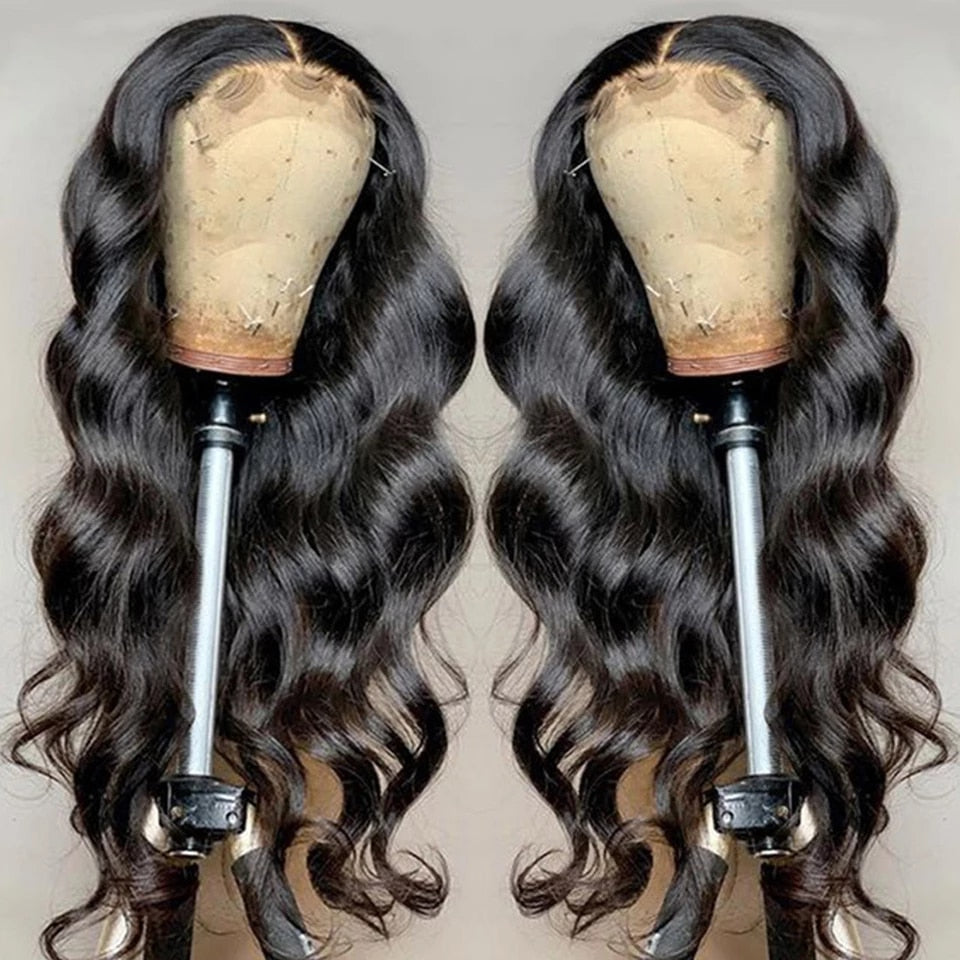 Long Hair Wig 28 30 32 Inch Body Wave Lace Frontal Wig Brazilian Lace Front Human Hair Wigs For Black Women Lace Closure Wig