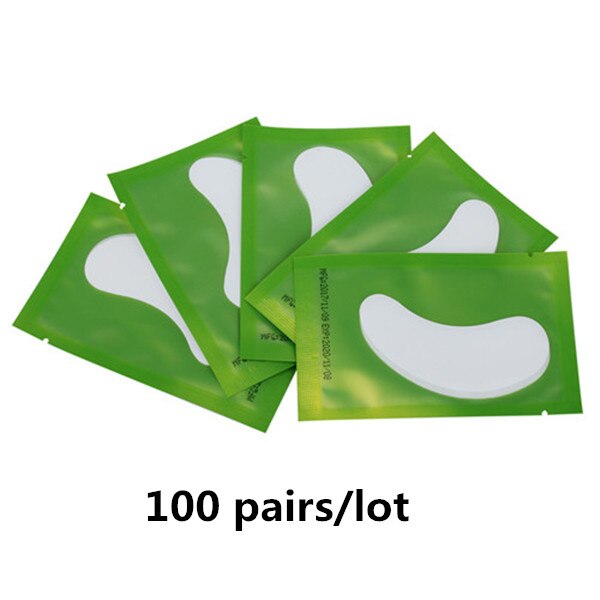 50/100 Pairs Eyepatch for Eyelash Extension Individual Pads Silk Eye Patches Under Eye Pads Lash Eyelash Extension Patches