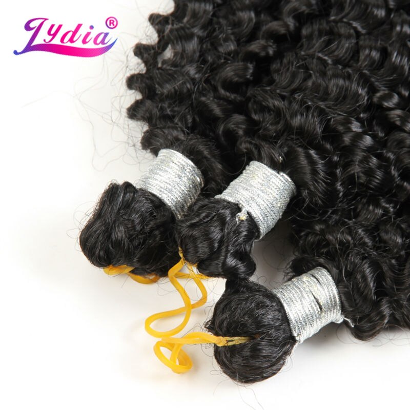 Lydia Freetress Synthetic Water Wave 28" 3Pieces/lot Nature Color Hair Extensions Bulk Crochet Latch Hook Braiding Hair